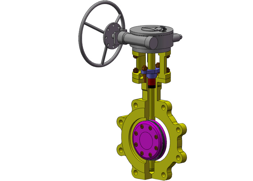 Drawing Of Butterfly Valves